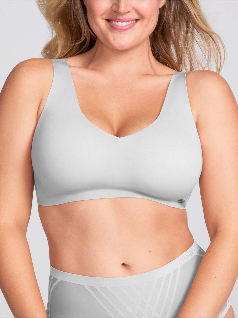 Honeylove Love Smooth Wireless Bra - Light Gray